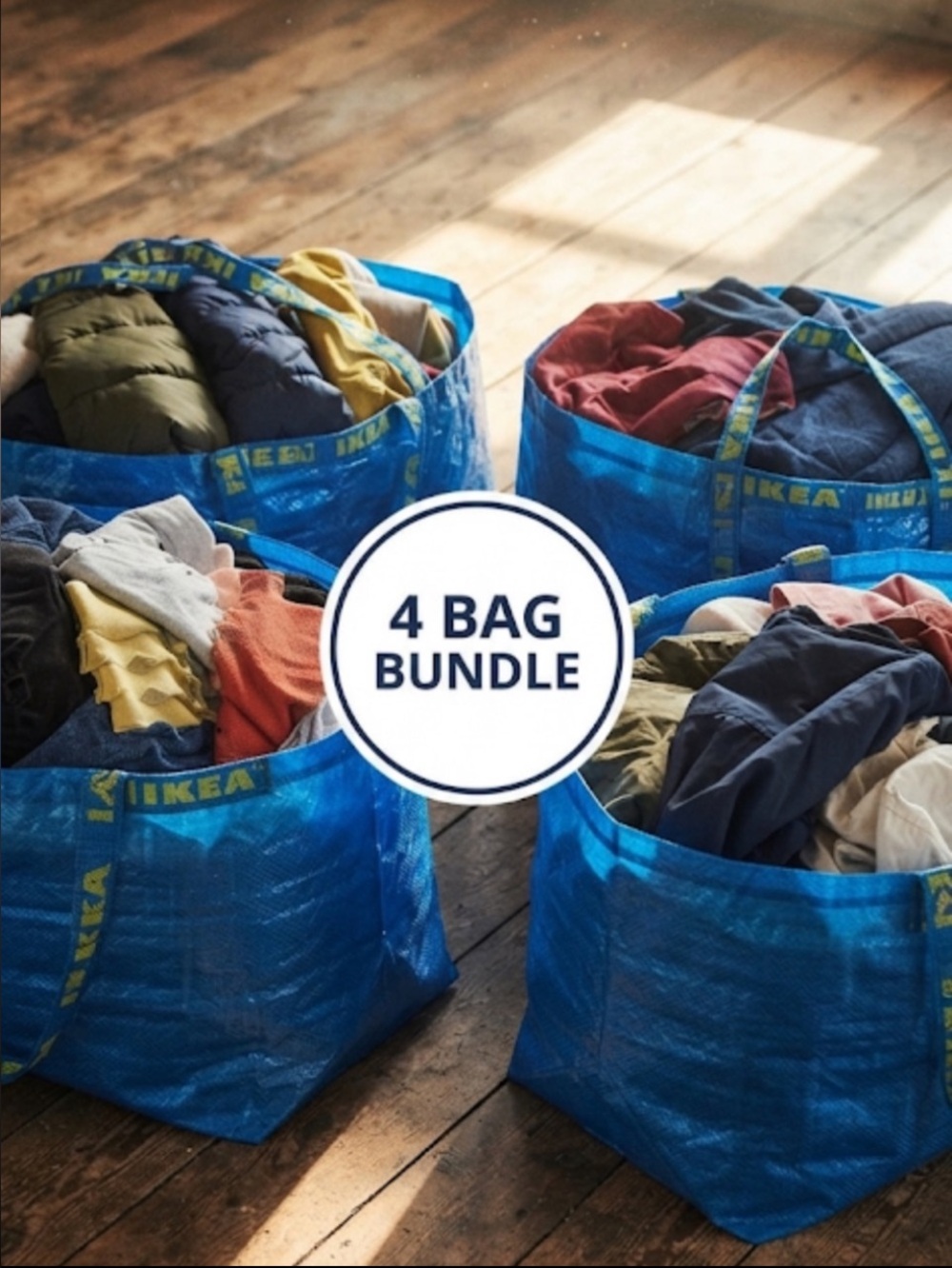 IKEA Frakta Bags, 4 bags included, New moving bags - Picture 2 of 4